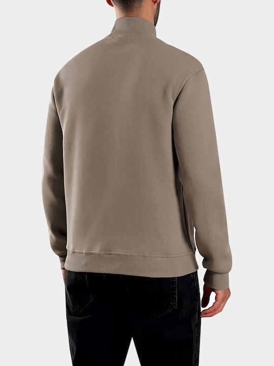 Sweatshirt with Hood Stone Grey