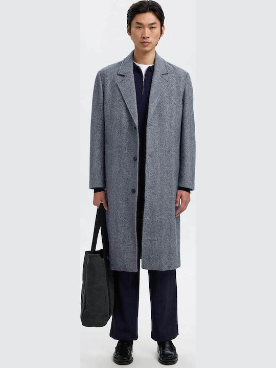 Мъжко палто Dark Grey