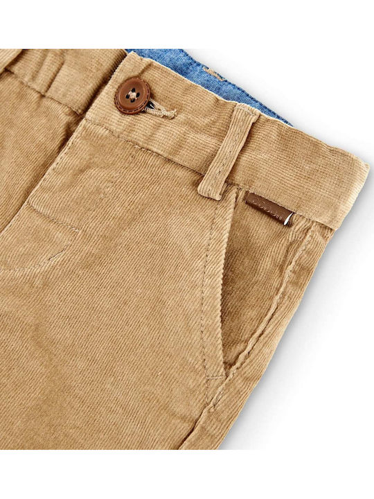 Kinder Hose Chino Cord Beige