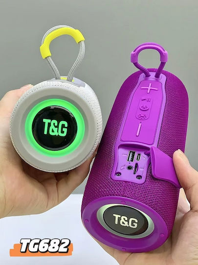 T&G TG-682 Ηχείο Bluetooth 10W με Ραδιόφωνο και Διάρκεια Μπαταρίας έως 3 ώρες Μαύρο