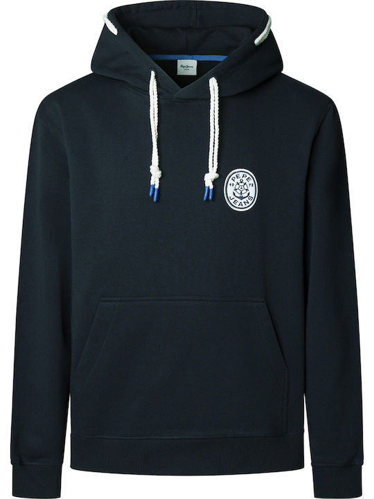 Sweatshirt with Hood Dulwich Blue