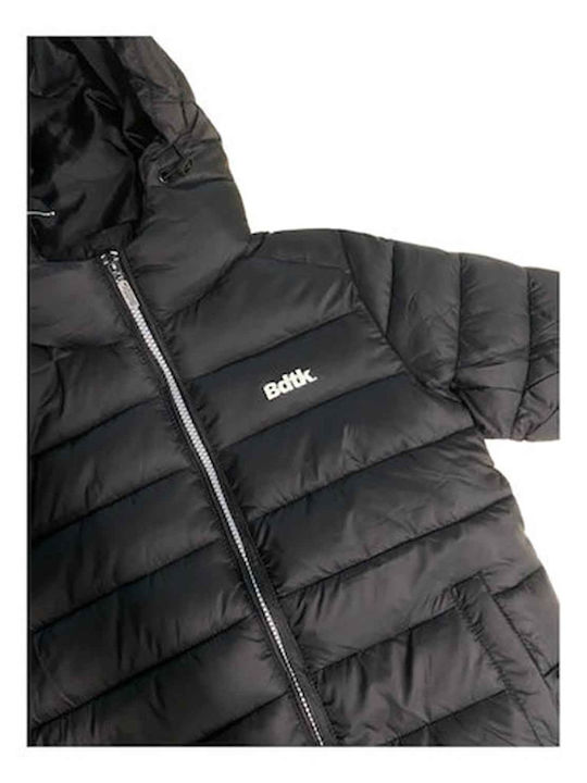 Kids' Sports Jacket with Hood Black