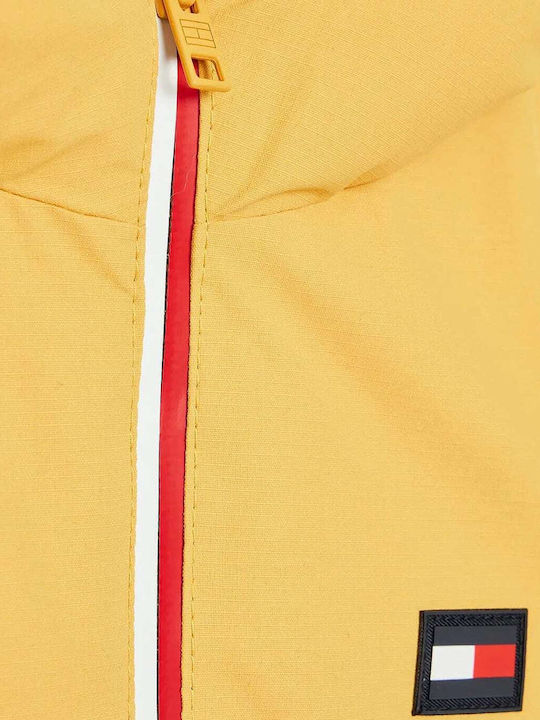 Kids' Casual Jacket Short with Hood Yellow Essential Padded