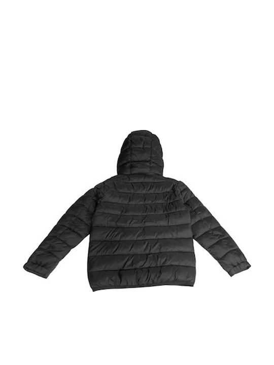 Kids' Sports Jacket with Hood Black