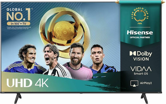 Hisense Smart Τηλεόραση 50" 4K UHD LED A6Q HDR (2025) 50A6Q