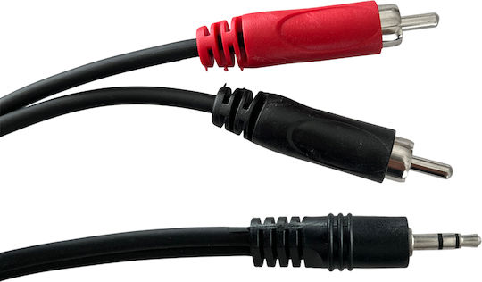 Schulz Cable Rca33 Cable 2xrca-1xjack Stereo 3.5mm 6m Cable 2xrca-1xjack Stereo 3.5mm 6m