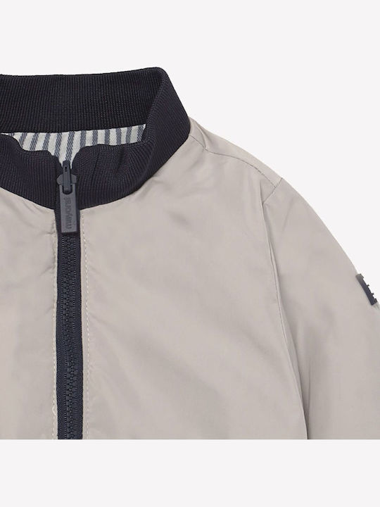 Kids' Bomber Short Windproof Double Sided Gray