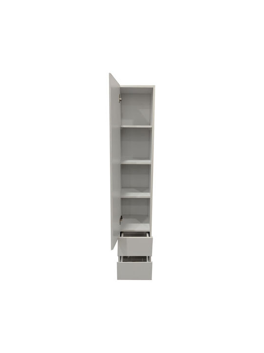 Етажерка Lostro Бял Оттенък 29.5x30x164.5см