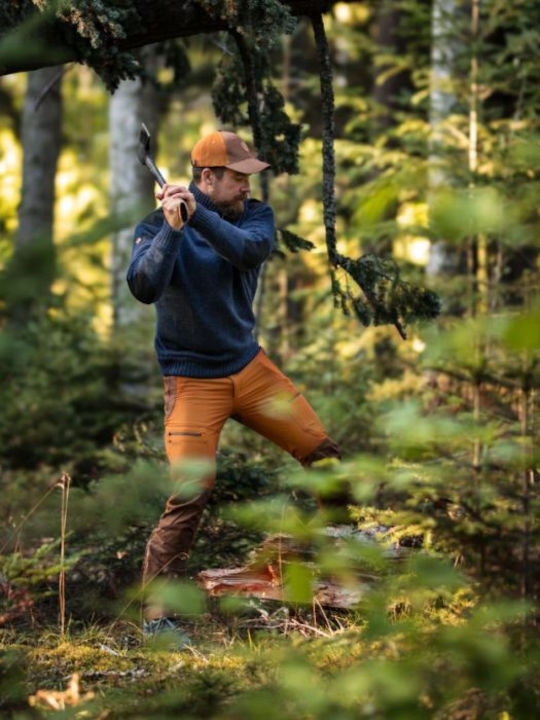 Pinewood Finnveden Hybrid Κυνηγετικό Παντελόνι Αδιάβροχο σε Καφέ χρώμα