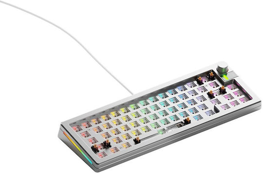 Glorious Gmmk 3 Pro Barebones 65% Keyboard Silver