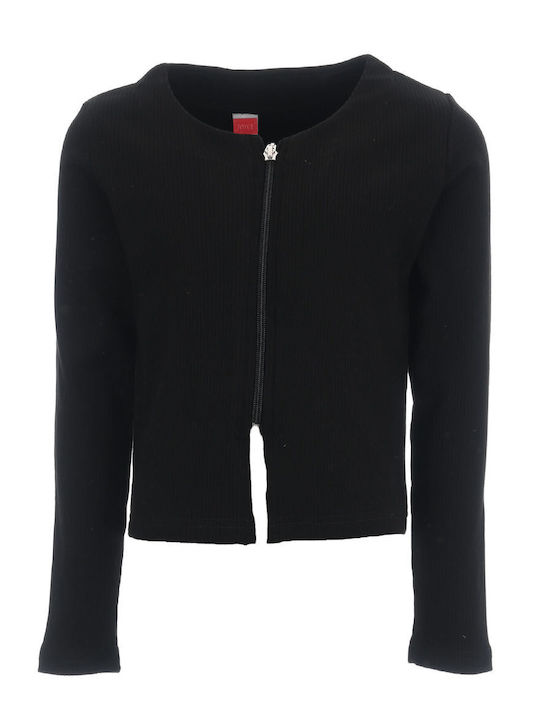 Kids Cardigan Cotton black