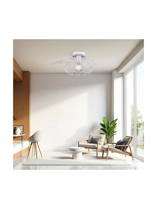 Vivalux Ceiling Mount Light 30cm White with Socket E27