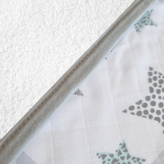 Kidizi Hooded Baby Bath Towel Mint