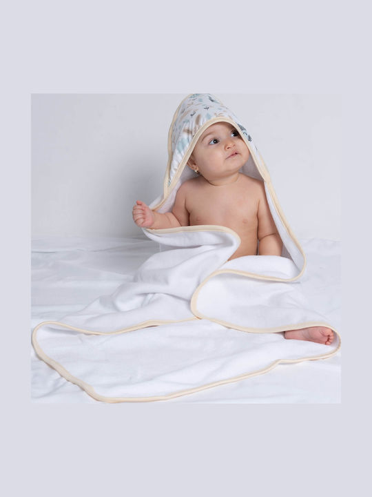 Kidizi Hooded Baby Bath Towel Mint