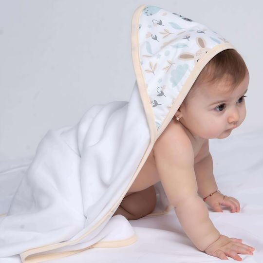 Kidizi Hooded Baby Bath Towel Red