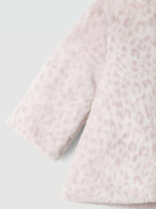 Kids' Fur with Hood Pink