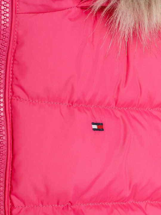 Kids' Casual Jacket Fuchsia Essential