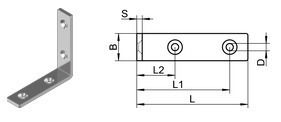 Connection Angle for Pergola made of 1pcs