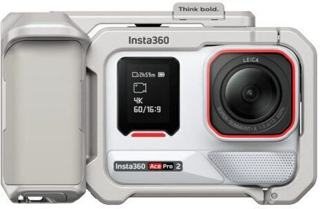 Insta360 Ace Pro 2 Action Camera 8K Underwater Xplorer Bundle with Touch Screen 2.4" and Wi-Fi White