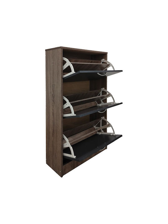Metall Schuhschrank Savaz 60x24x114cm