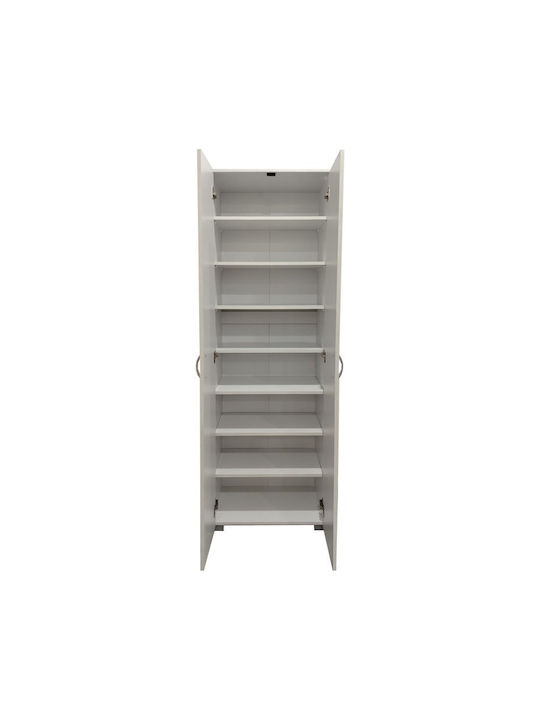 Holz Schuhschrank Racka 58x34x186cm