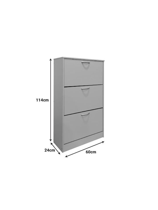 Дървен Обувна рафт Savaz 60x24x114см
