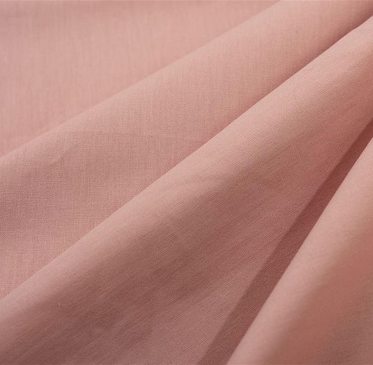 Dimcol Baby Duvet Cover Bebe Solid Dusty Rose 120x160cm