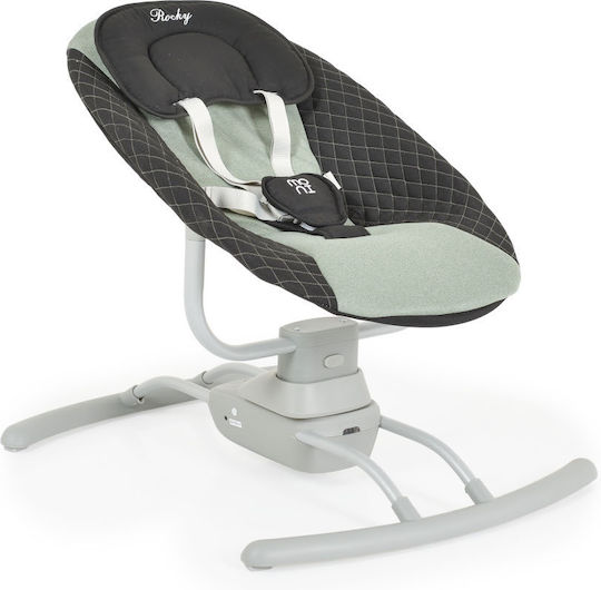 Moni Elektrisch Baby Relax Schaukel Rocky mit Musik Grün für Kind bis 9kg