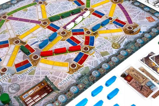 Board Game Ticket to Ride: Paris for 2-4 Players 8+ Years Old (PL) Rebel Games