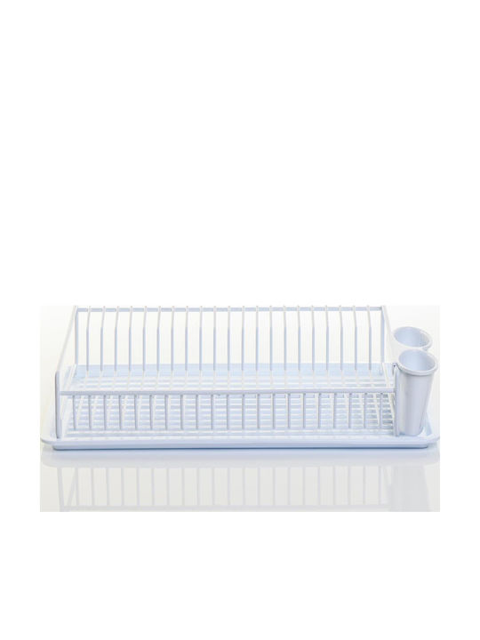 Max Home Отцедник За Мивка От Метал Бял 41x27.5x9см