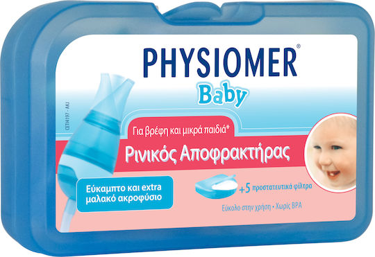 Physiomer Baby Nasal Aspirator & 5 Защитни филтри Назален аспиратор