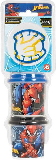 AS 2 Πλαστοζυμαράκια Πλαστελίνης Spiderman για 3+ Ετών multicolor (Διάφορα Σχέδια) 1τμχ