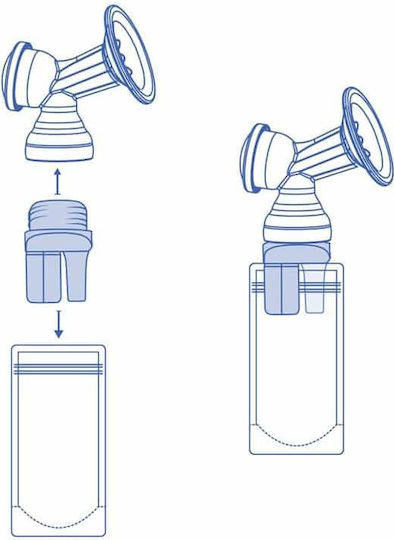 Kikka Boo Breastshield Connector for Breast Pump for Pump-into-Bag 2pcs