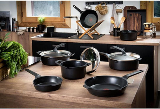 Tefal Robusto Tiefer Topf aus Gussaluminium 4.4Es / 24cm