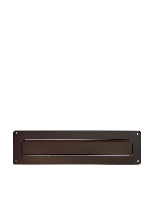 Viometal Θυρίδα Γραμματοκιβωτίου Inox σε Ασημί Χρώμα 38x10cm
