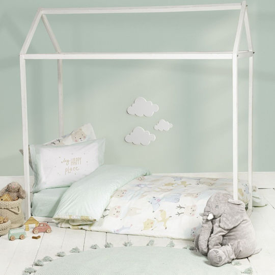 Nima Kids Duvet Single Happy Multicolour 160x240cm Nima Kids Duvet Single Happy Multicolour 160x240cm