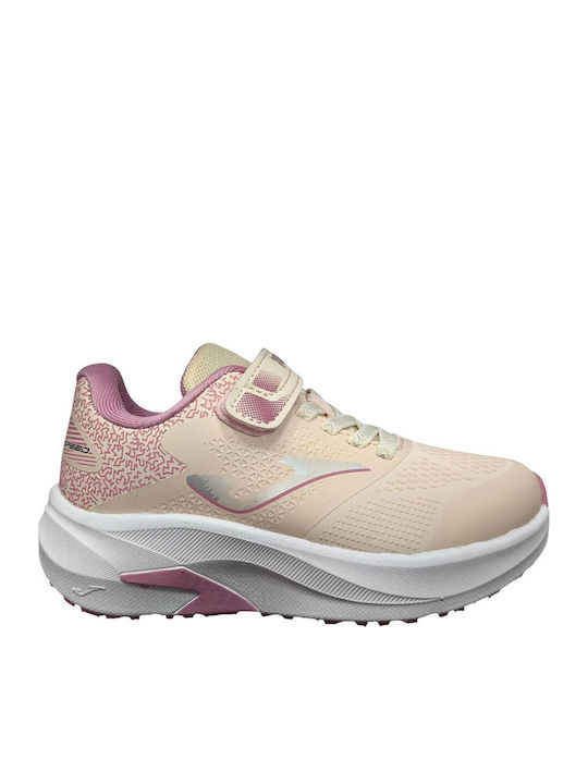 Speed Kids Sports Shoes Running with Hoop & Loop Closure Pink