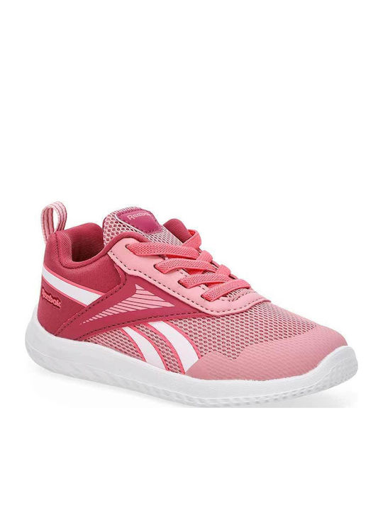 Rush Runner 5 Kids Sports Shoes Running with Laces Pink