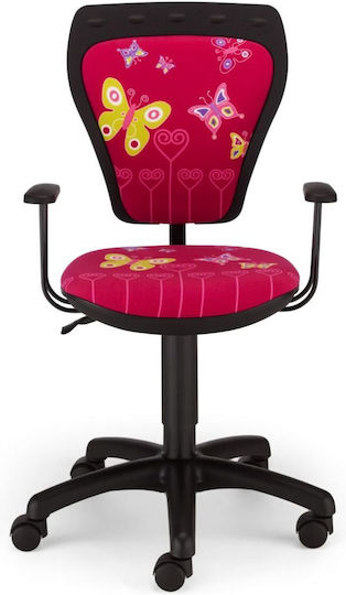 Kinderstühle Schreibtischstuhl Butterfly 55x55x79-97,5cm Rosa Kinderstühle Schreibtischstuhl Butterfly 55x55x79-97,5cm Rosa