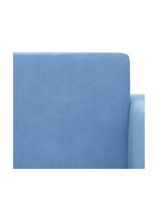 Armchair with Armrests Blue 84x104x34cm