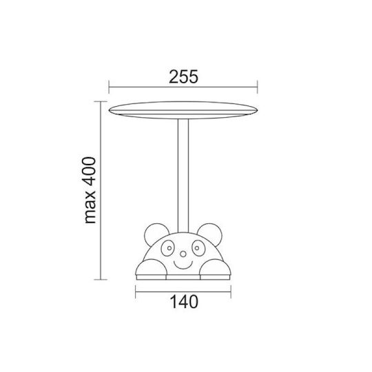 Spot Light Led Kids Desk Lamp White
