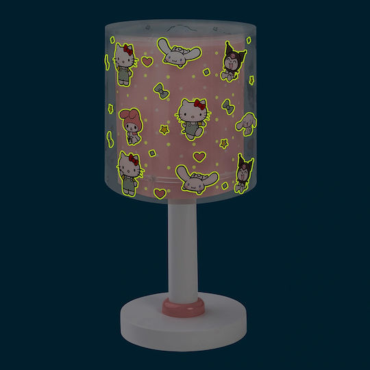 Ango Led Kids Decorative Lamp Pink 16x16x2εκ.