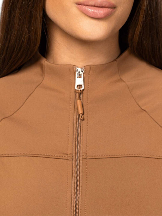 Дамска жилетка Tabac Brown