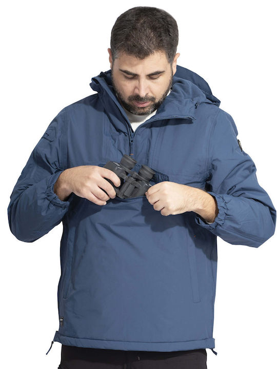 Pentagon Uta Anorak 2.0 Αδιάβροχο Κυνηγετικό Μπουφάν Fleece Μπλε