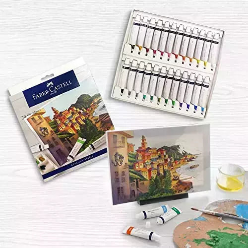 Faber-Castell Creativity Studio Σετ Λαδομπογιές 12ml 24τμχ