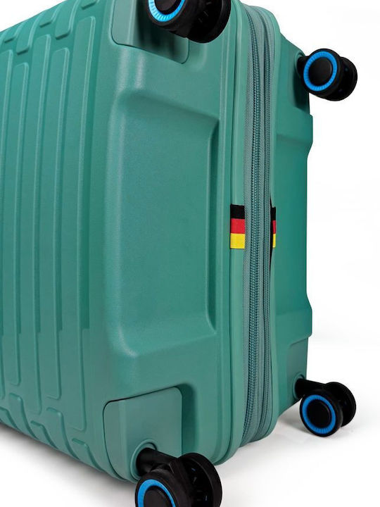 Bg Berlin Βαλίτσες Ταξιδιού Σκληρές Green με 4 Ρόδες Σετ 3τμχ