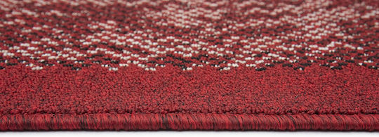 Non-Slip Runner Granite Red-Cream 67x230