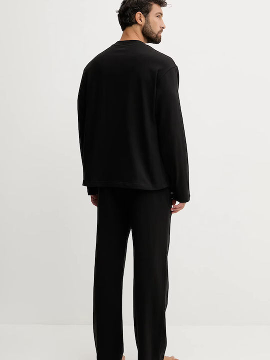 Calvin Klein Men's Winter Pajamas Set Black