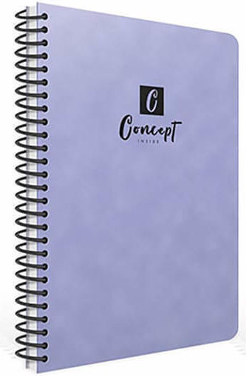 Uni Pap Spiral Notebook Ruled B5 2 Subjects 1pcs (Μiscellaneous Designs/Colors)