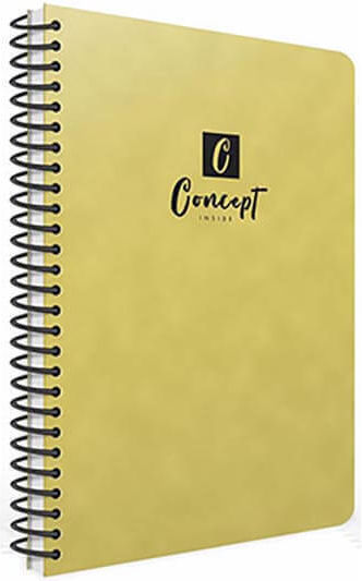 Uni Pap Spiral Notebook Ruled B5 2 Subjects 1pcs (Μiscellaneous Designs/Colors)